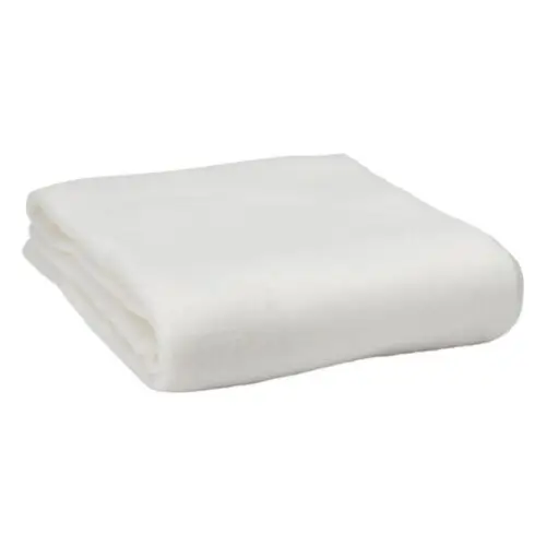 Fleece dekentjes wit (set van 10) - Afbeelding 2