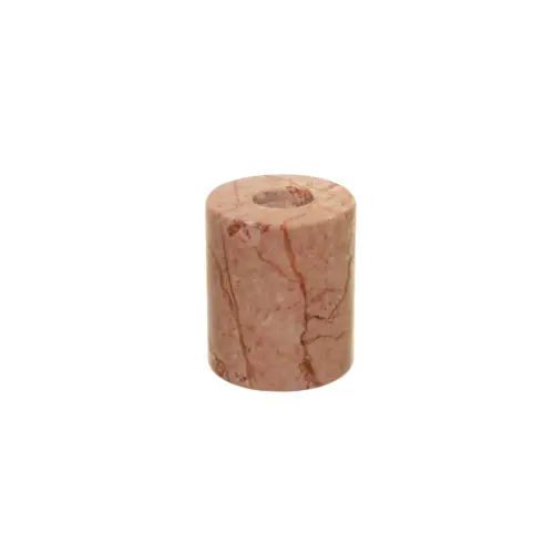 Kandelaar marmer roze hoog