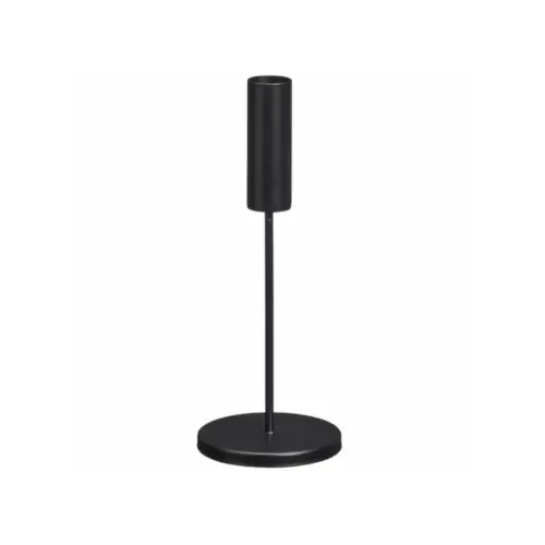 Kandelaar zwart minimal laag