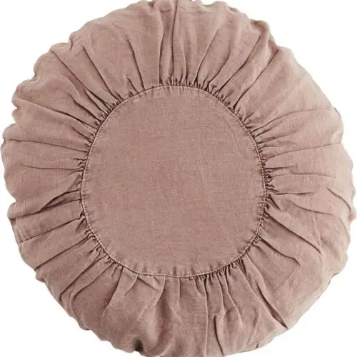 Rond Kussen  Roze Ø45