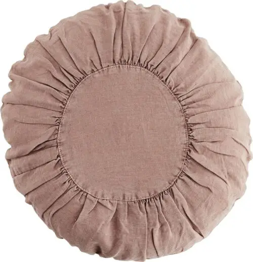 Rond Kussen  Roze Ø45