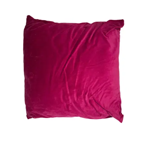 Kussen Fluweel Fuchsia donkerroze