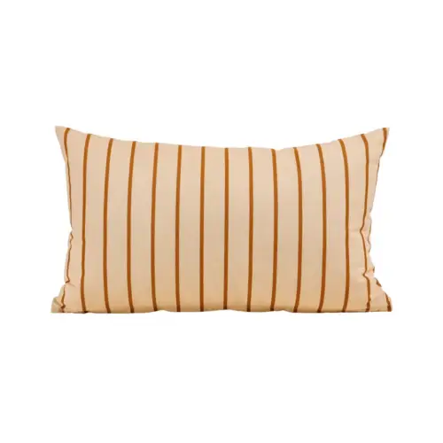 Kussen Streep Beige/Rood
