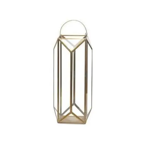 Lantaarn geometrisch glas Large
