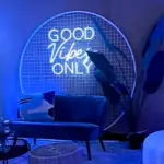 Neon lichtletters Good Vibes Only - Afbeelding 3
