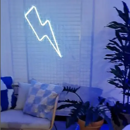 Neon sign Bliksem Lightning - Afbeelding 3