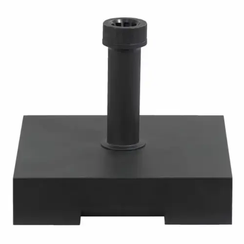 Parasolvoet zwart vierkant (30kg)