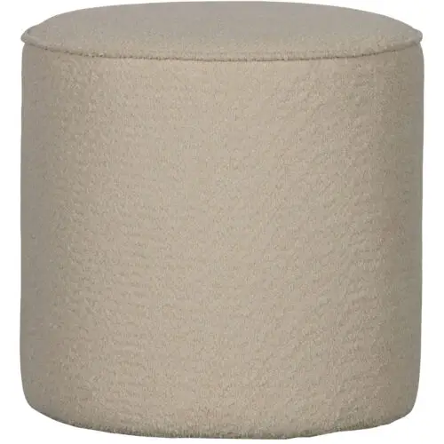 Poef Bouclé Creme