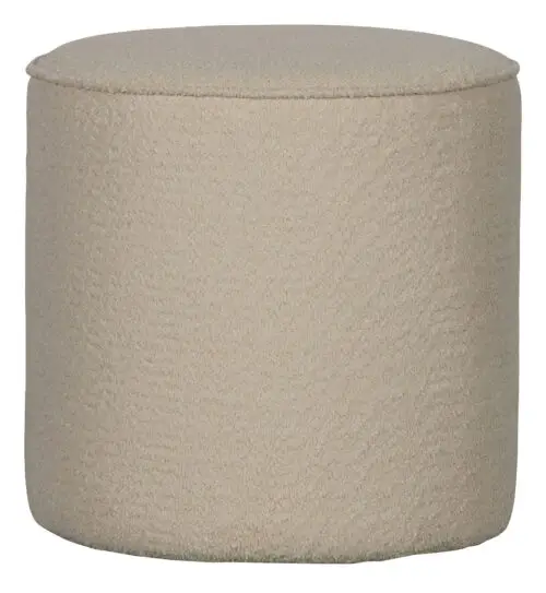 Poef Bouclé Creme