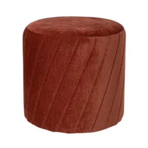 Poef Terracotta Swirl