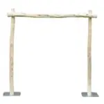 Prieel Houten stammen met doek blush