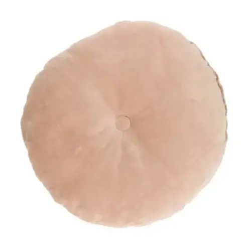 Rond Kussen Licht Roze