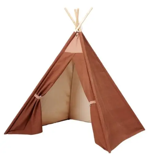 Kinder tipi speeltent bruin