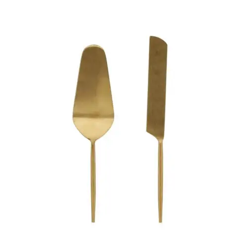 Taartschep goud modern