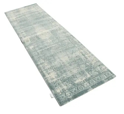 Tapijt loper lichtblauw 80x 250cm