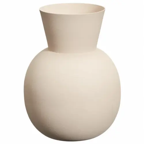 Vaas beige rond small