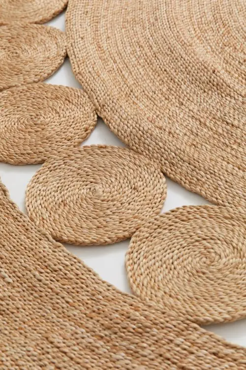 Tapijt jute Inez 180 cm - Afbeelding 3