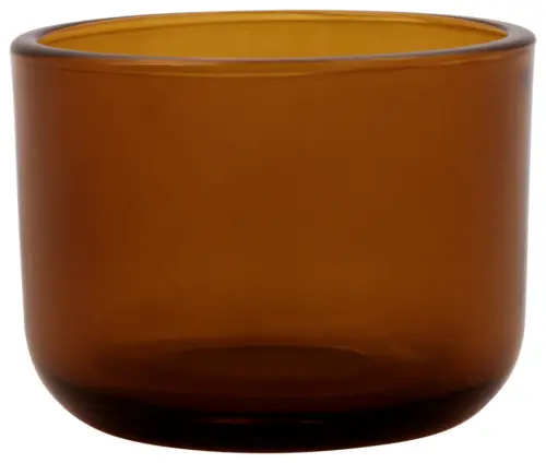 Waxinelichthouder bruin terracotta - Afbeelding 3