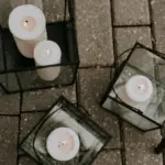Windlicht Geo Minimalistisch (set van 2) - Afbeelding 3