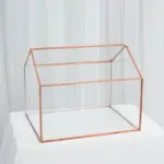 Enveloppendoos huis  roségoud - Afbeelding 2