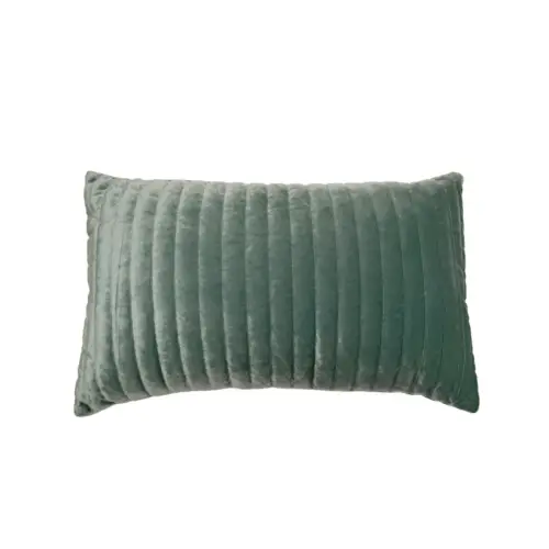 Kussen Fluweel Turqoise 25 x 45 cm