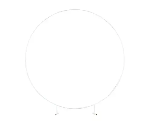 Backdrop frame cirkel Wit - Afbeelding 2
