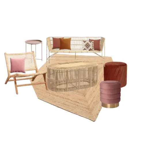 Lounge pakket Boho Pink