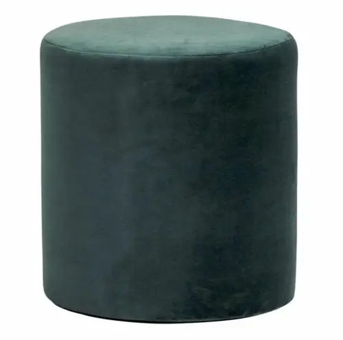 Poef hocker smaragdgroen