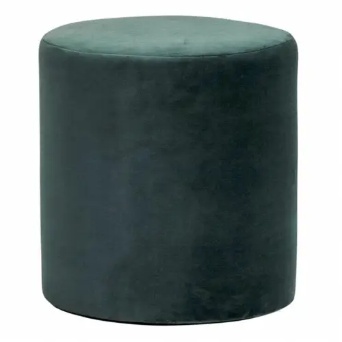 Poef hocker smaragdgroen