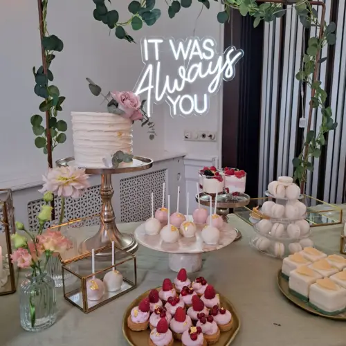 Neon sign It was always you - Afbeelding 3