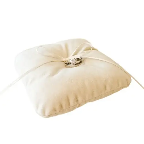 Ringkussen velvet champagne - Afbeelding 2