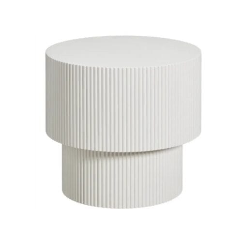 Bijzettafel Ribbel Beige