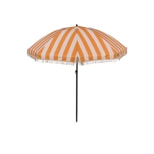 Parasol Rosy Brown Bruin Roze gestreept