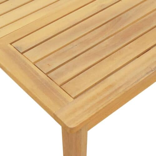 Picknicktafel laag hout naturel - Afbeelding 3