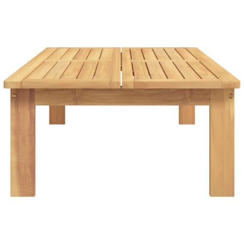 Picknicktafel laag hout naturel - Afbeelding 4