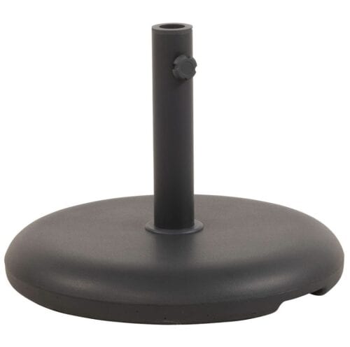 Parasolvoet zwart rond (25kg)