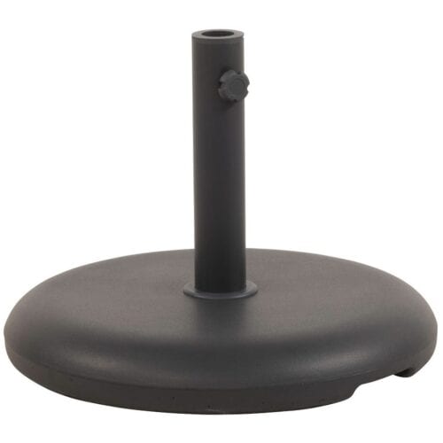Parasolvoet zwart rond (25kg)