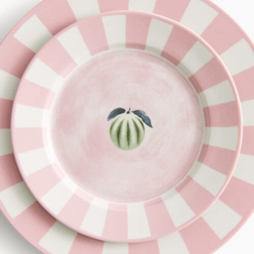 Dinerbord Roze Meloen 21cm