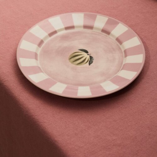Dinerbord Roze Meloen 21cm - Afbeelding 3