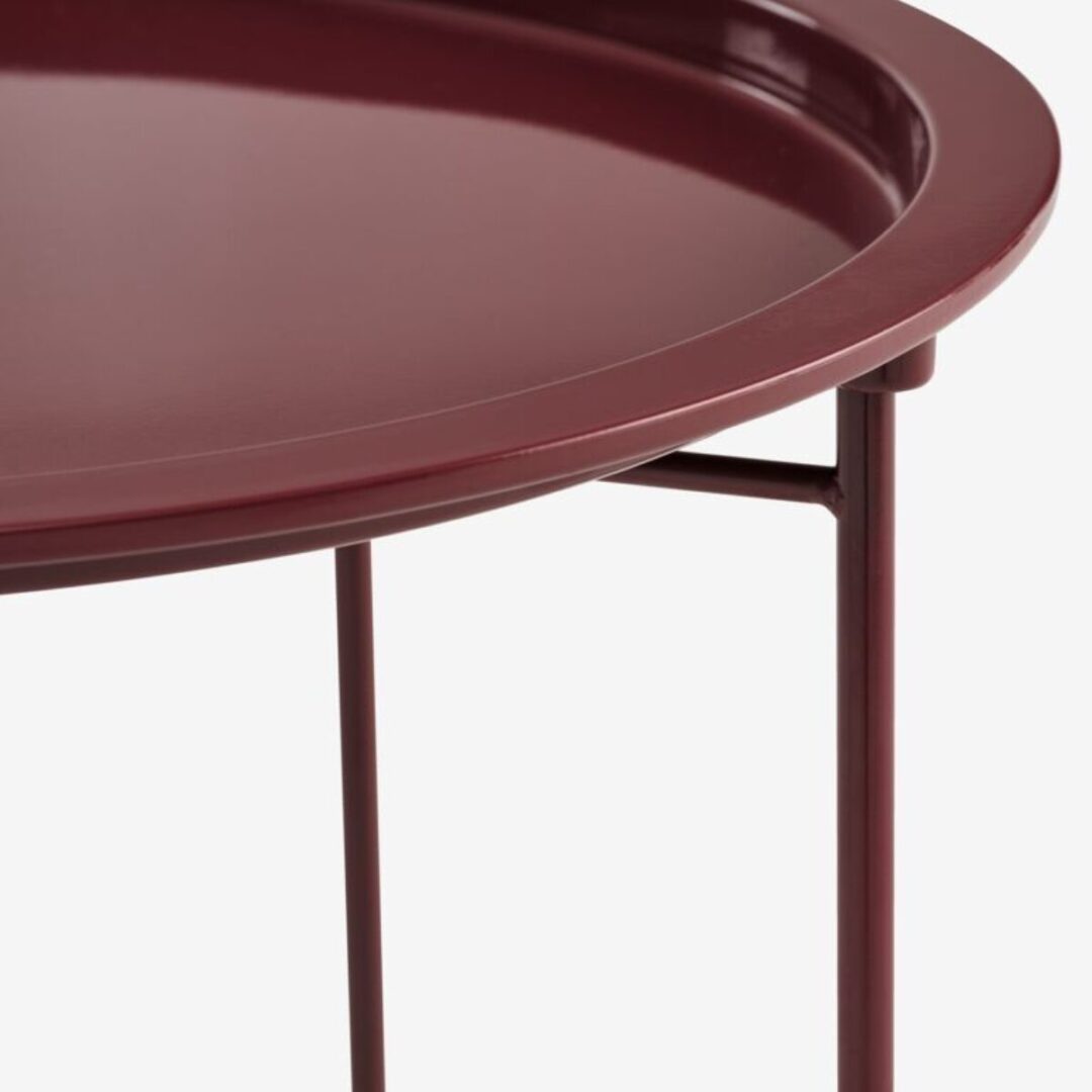 Bijzettafel Andy bordeaux - Afbeelding 2