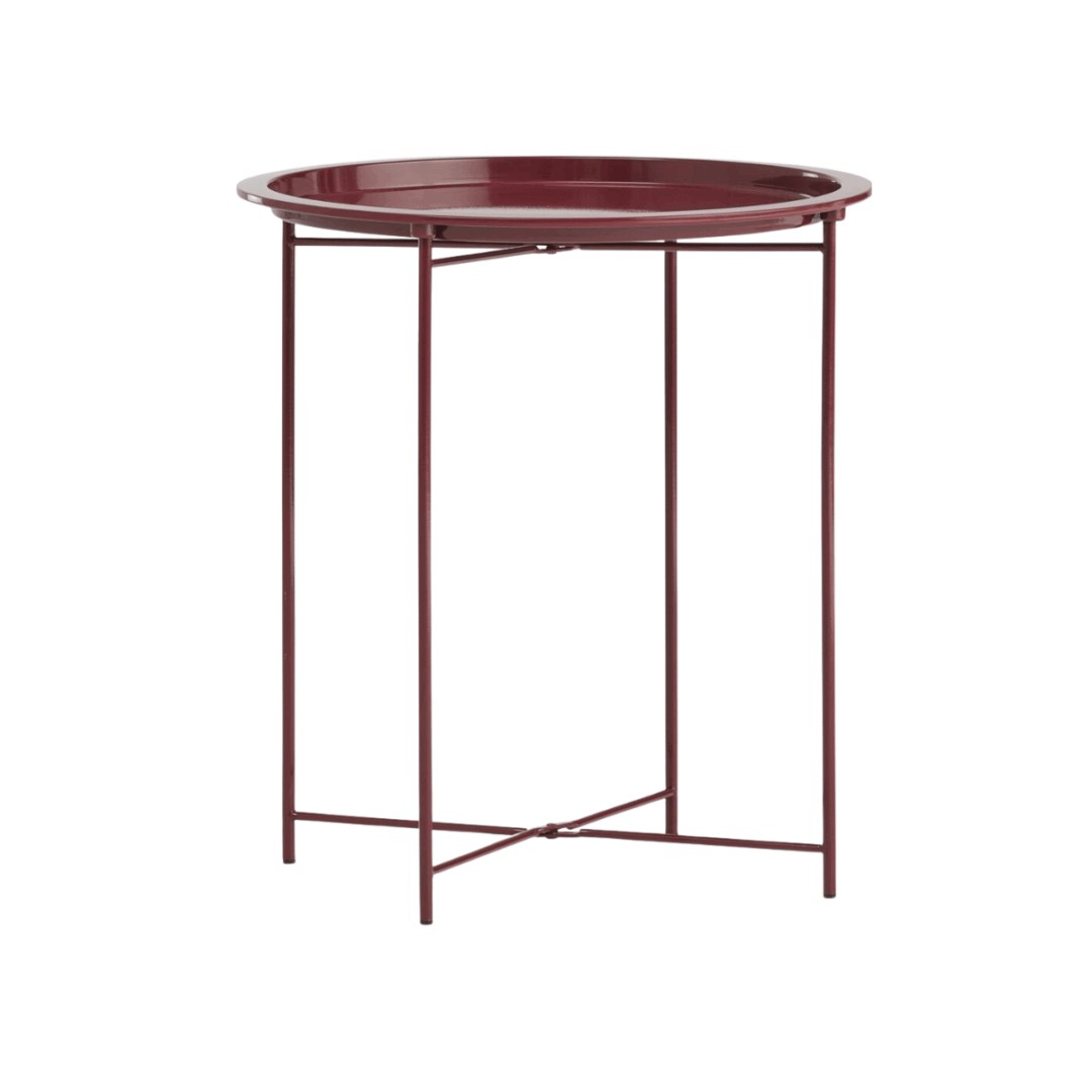 Bijzettafel Andy bordeaux