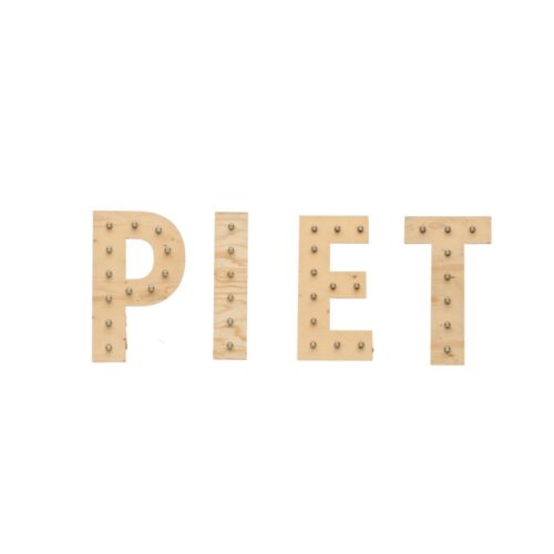 Lichtletters XL PIET