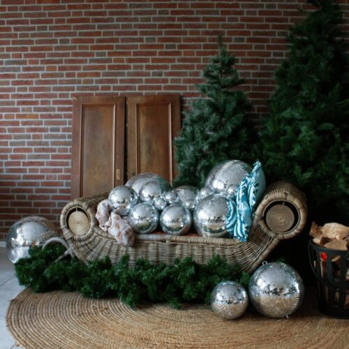 Slee XL riet met discoballen