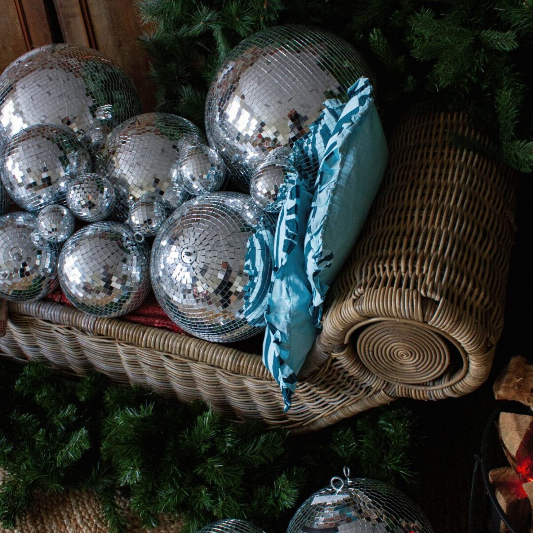 Slee XL riet met discoballen - Afbeelding 2