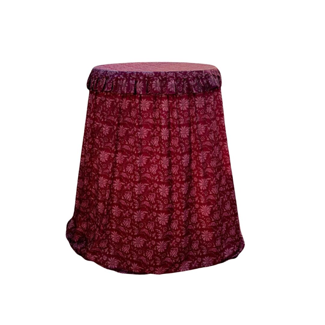 Linnen statafelkleed Pink Flowers