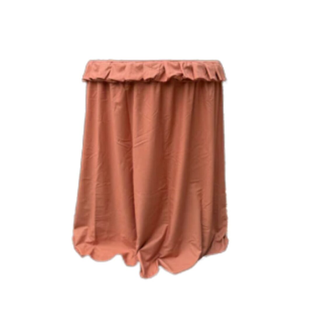 Linnen statafelkleed Terracotta