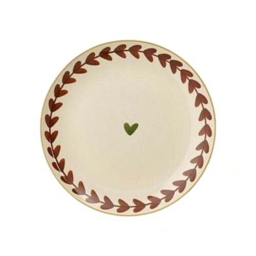 Dinerbord Hartje Bruin 27 cm