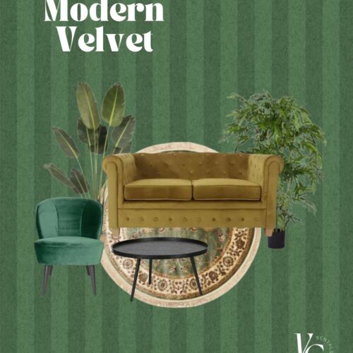 Lounge pakket Modern Velvet Groen