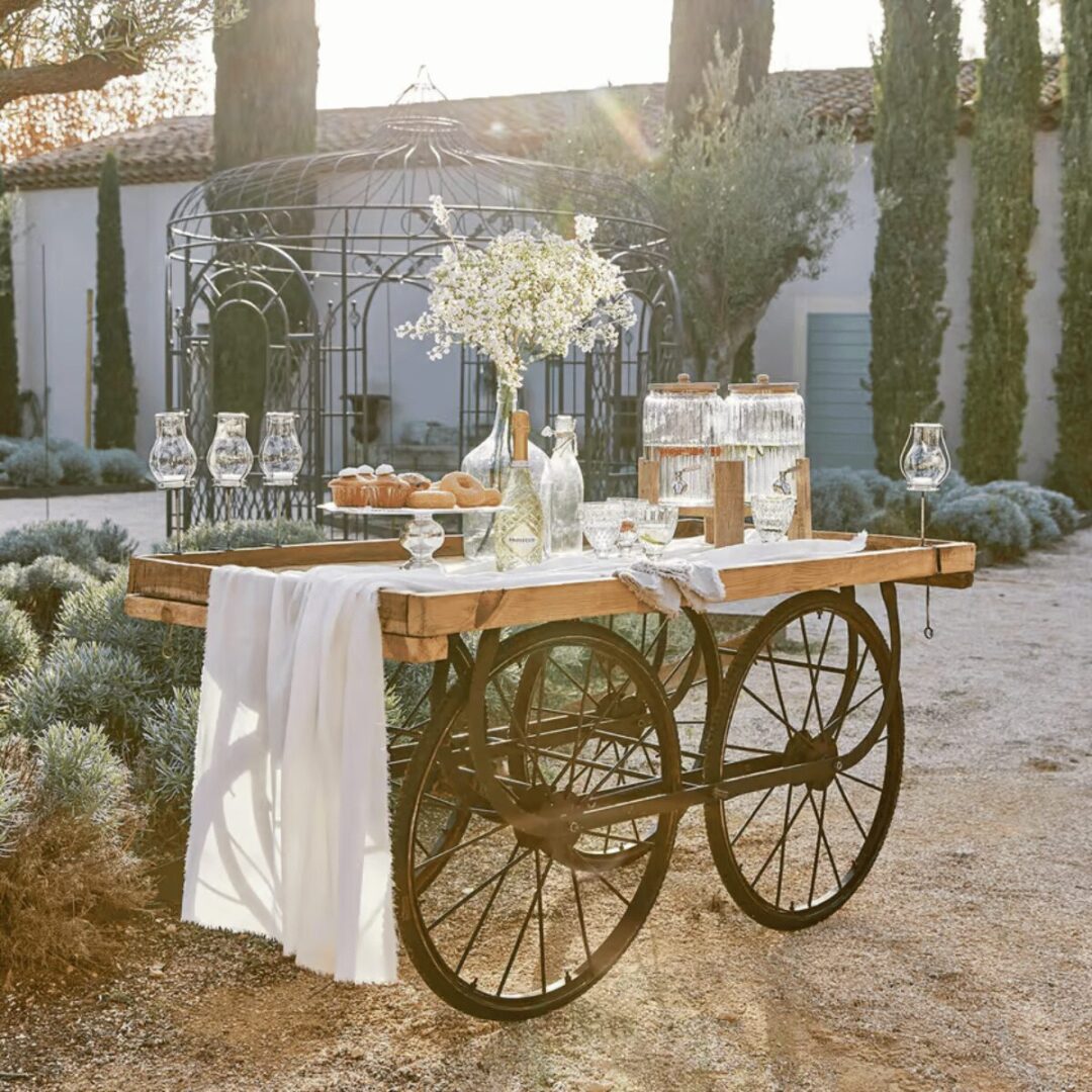 Houten Serveerwagen XL - Afbeelding 2