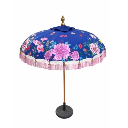 Parasol Boho Bloom Blauw